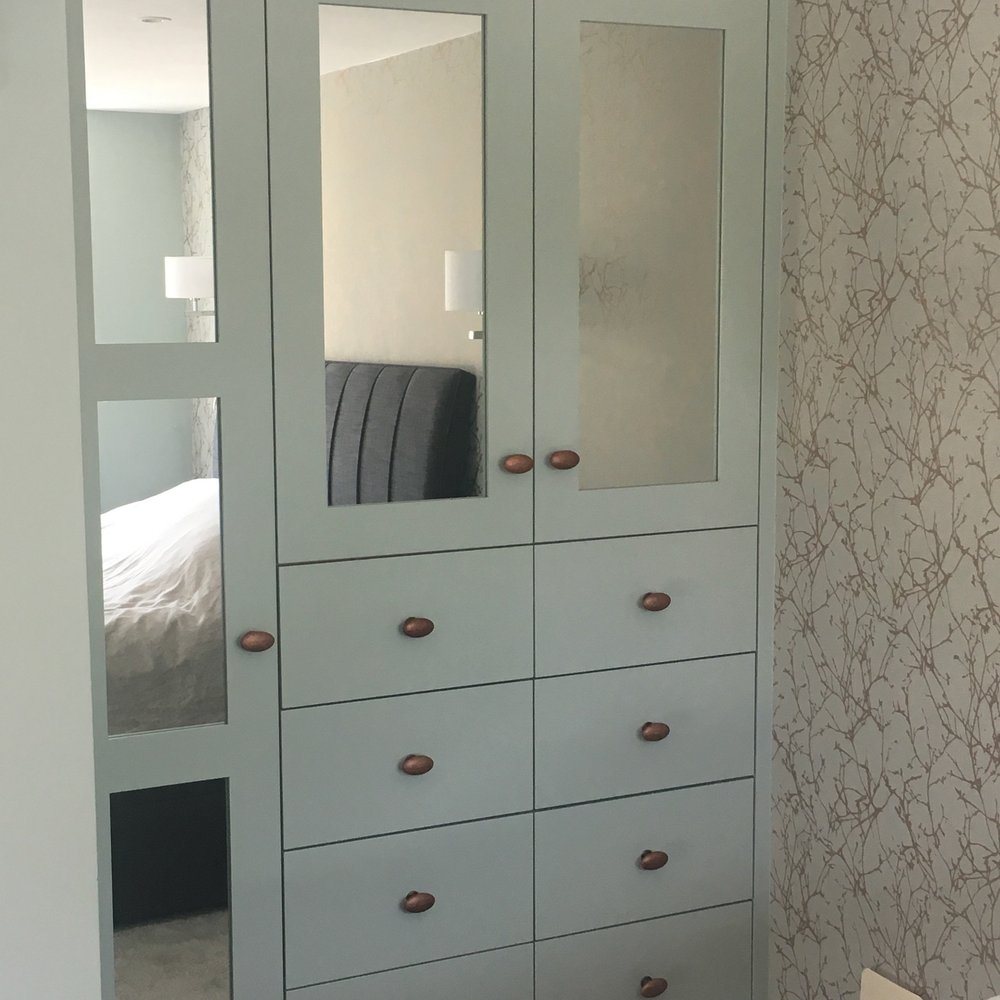 Bedroom wardrobe units fitted in Whitton