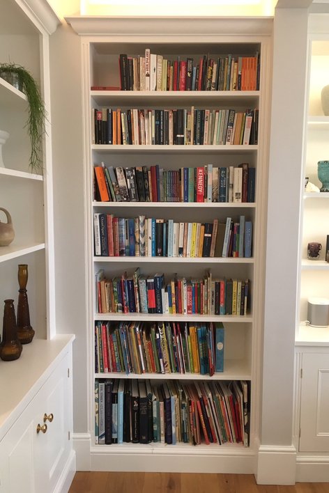 Bespoke bookshelves fitted in Twickenham